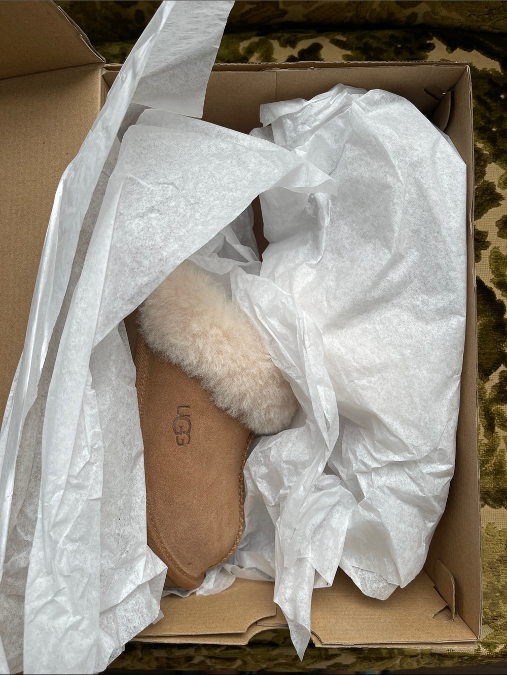 ‼️SOLD‼️UGG Cozy Suede Chestnut Slippers - Picture 11 of 15